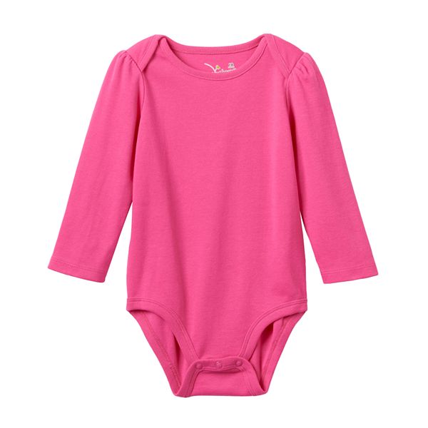 Baby Girl Jumping Beans® Shirred Solid Bodysuit