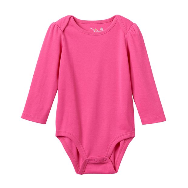 Baby Girl Jumping Beans® Shirred Solid Bodysuit