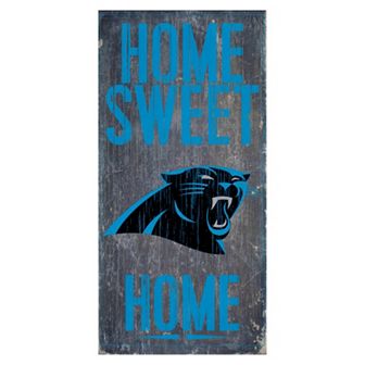 Carolina Panthers Home Sweet Home Sign
