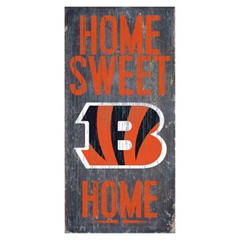 Cincinnati Bengals Home Sweet Home Sign