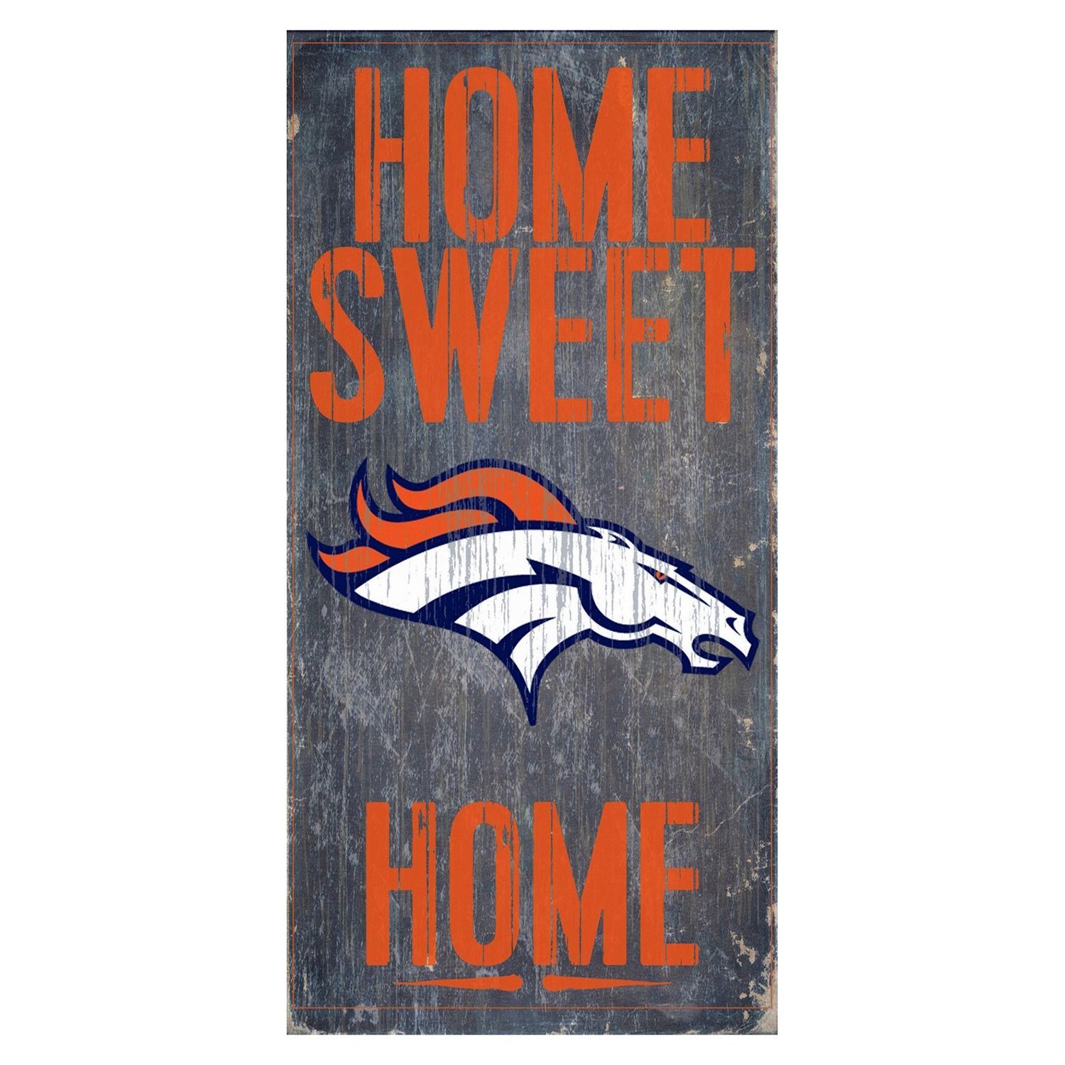 Lids Denver Broncos Vintage 6 x 6 Oval Full Color Magnet