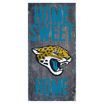Jacksonville Jaguars Home Sweet Home Sign