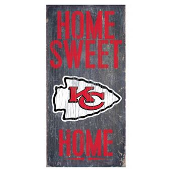 Kansas City Chiefs Home Sweet Home Sign