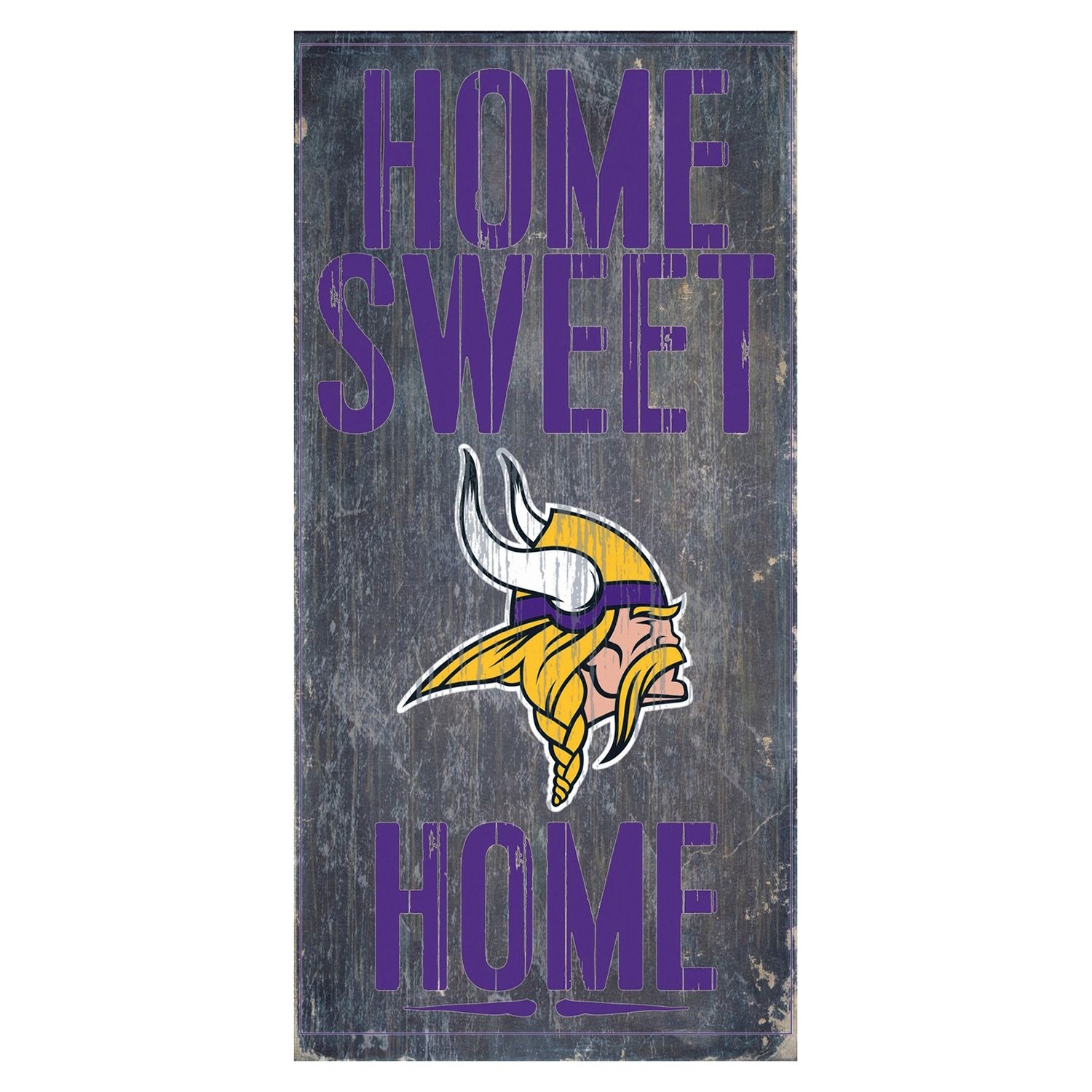 FOCO Minnesota Vikings 10.5'' x 15'' Die-Cut State Sign