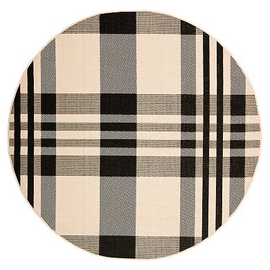 Safavieh Courtyard Tartan Plaid Indoor Outdoor Rug