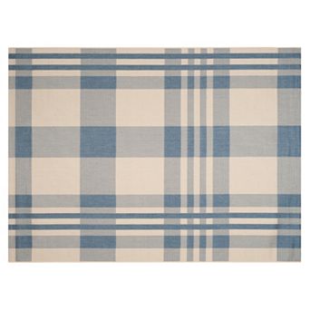 Safavieh Courtyard Tartan Plaid Indoor Outdoor Rug