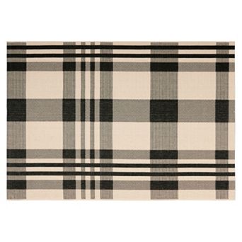 Safavieh Courtyard Tartan Plaid Indoor Outdoor Rug