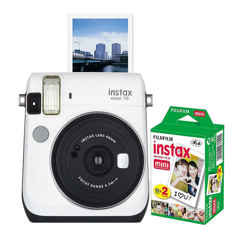 UPC 074101028829 product image for Fujifilm Instax Mini 70 Instant Camera Bundle, White | upcitemdb.com