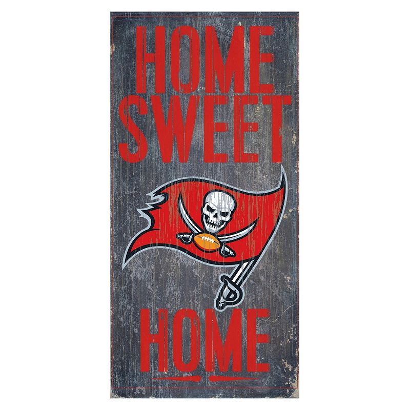 Tampa Bay Buccaneers Home Sweet Home Sign, Multicolor