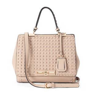 La Diva Studded Convertible Satchel