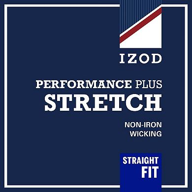 Men's IZOD Straight-Fit Performance Plus Flat-Front Chino Pants