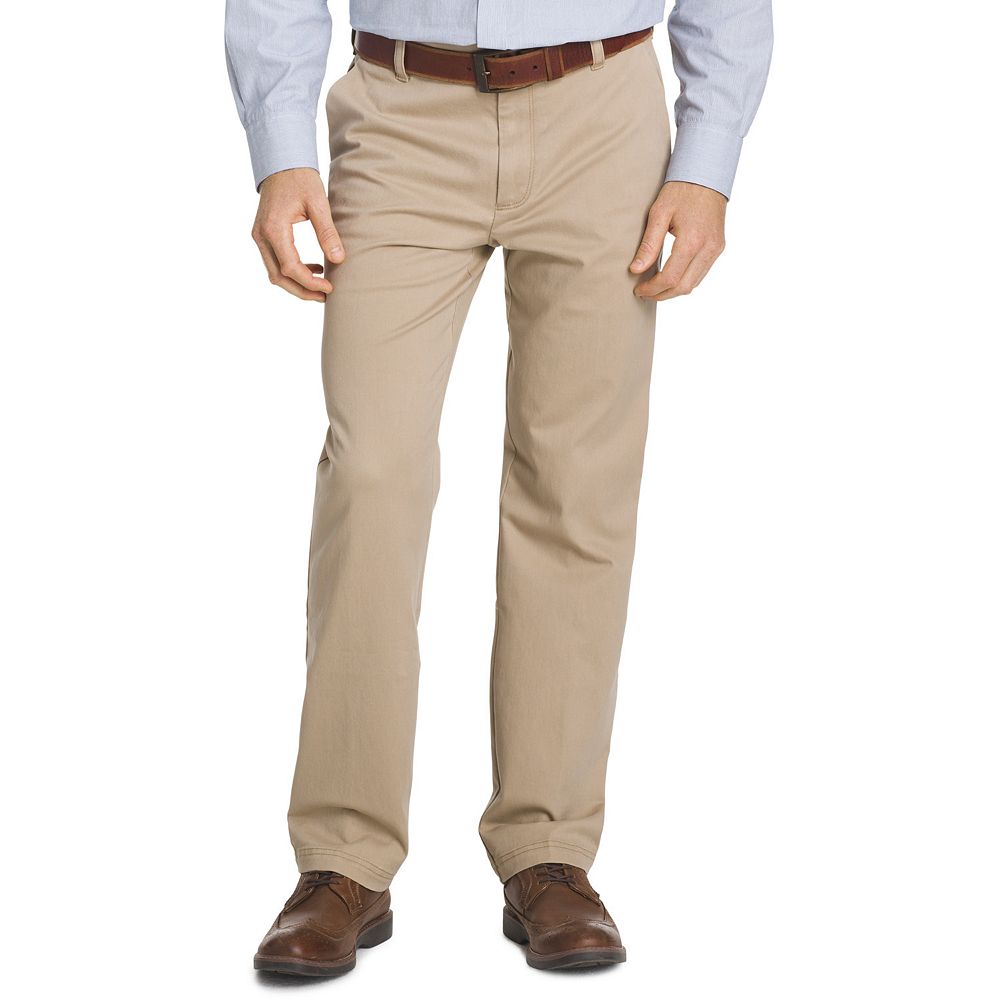 Men's IZOD Straight-Fit Performance Plus Flat-Front Chino Pants