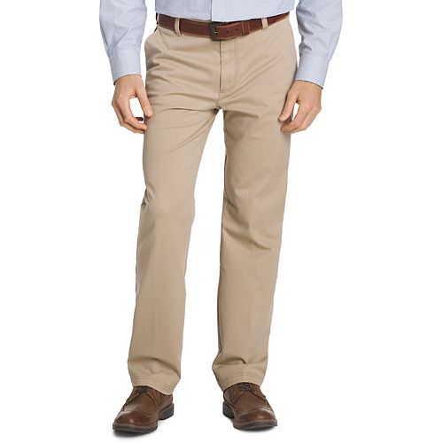 Men's IZOD StraightFit Performance Plus FlatFront Chino Pants