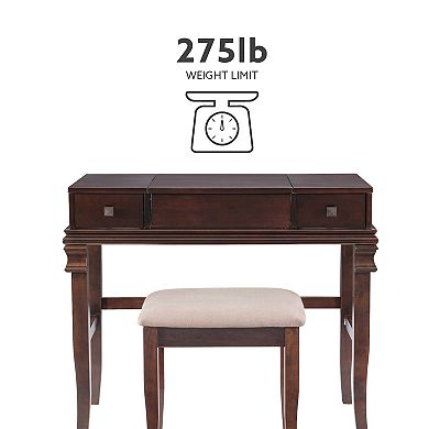 Linon Angela Vanity 2-piece Set