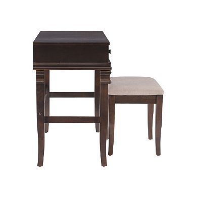 Linon Angela Vanity 2-piece Set