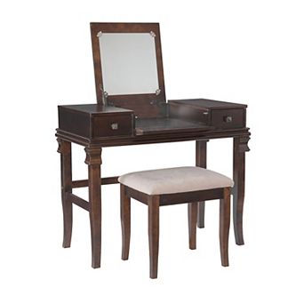 Linon Angela Vanity 2 pc Set
