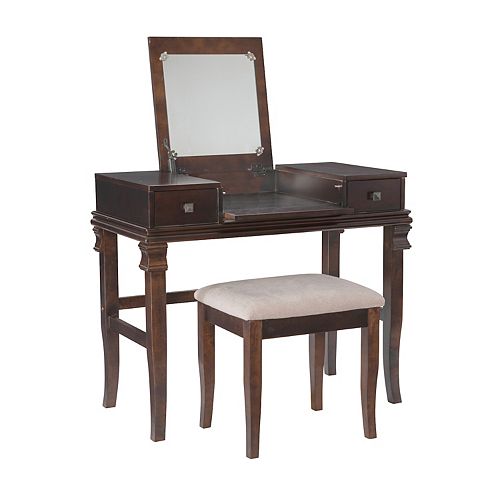 Linon Angela Vanity 2piece Set