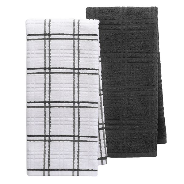 All-Clad Plaid Kitchen Towels In Almond (Set Of 2) - ShopStyle