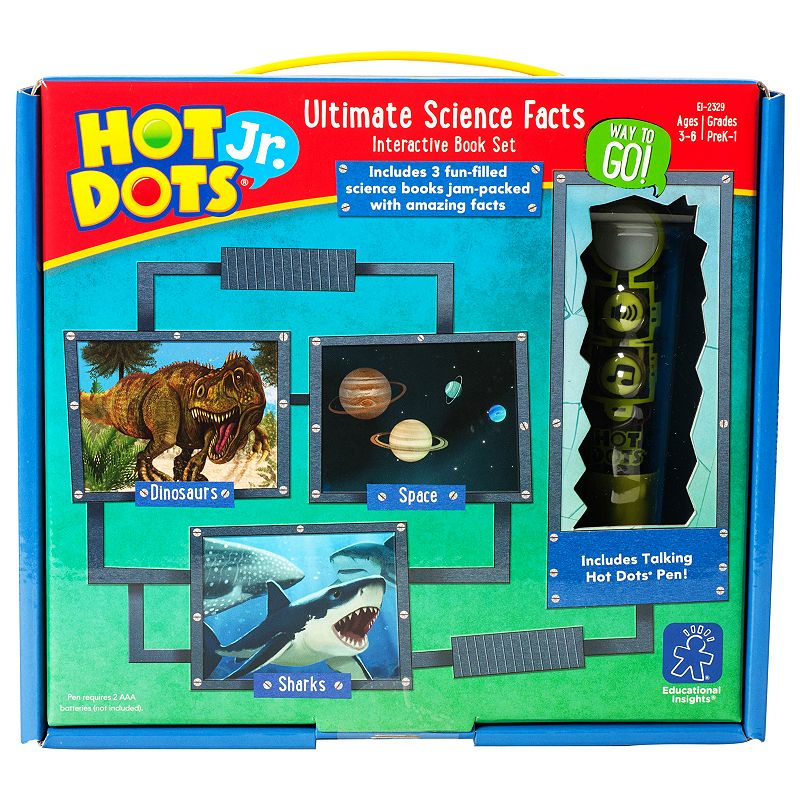 Educational Insights Hot Dots Jr. Ultimate Science Facts Interactive Books 