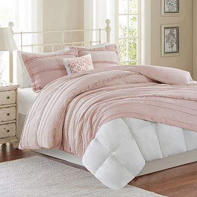 Madison Park Isabella 2-in-1 4-piece Duvet Cover Set