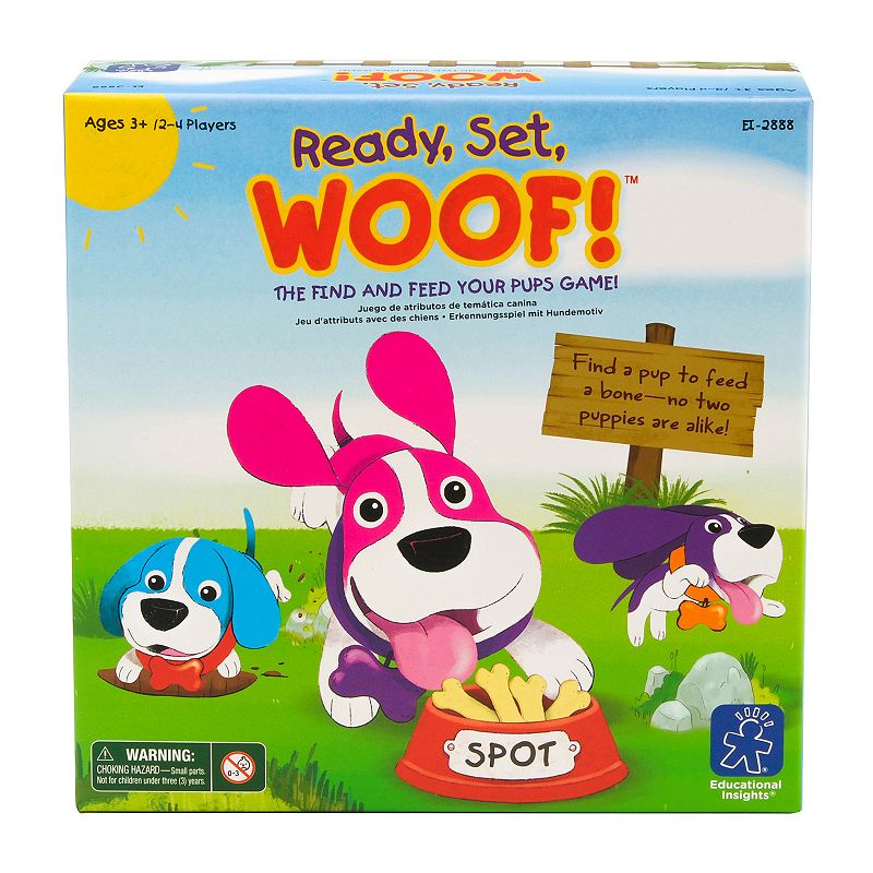 Educational Insights Ready, Set, Woof! Game, Multicolor