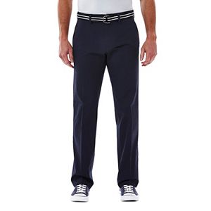 Men's Haggar Poplin Stretch Flat-Front Pants