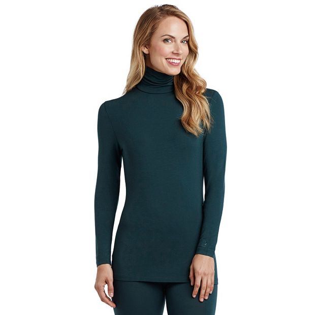 Women's Cuddl Duds Softwear with Stretch Turtleneck Top