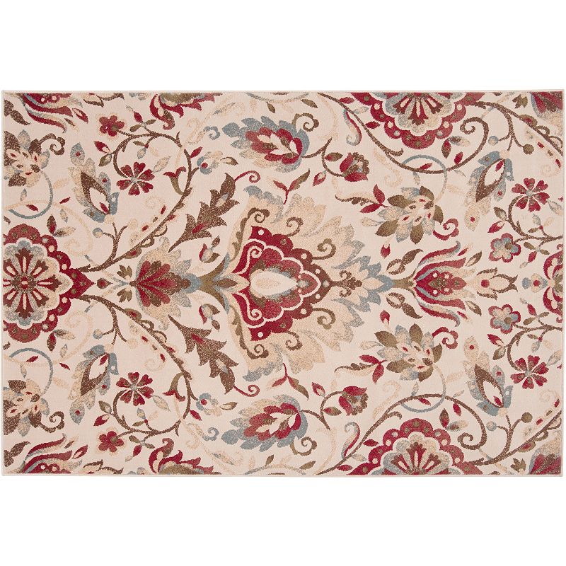 Decor 140 Ceraria Floral Rug, Green, 8X11 Ft