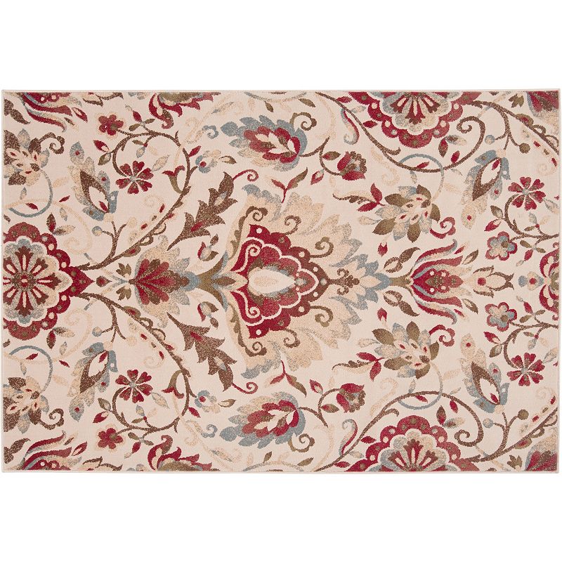 Decor 140 Ceraria Floral Rug, Green, 8X11 Ft