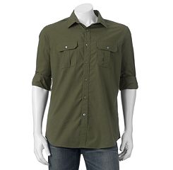 Men's Apt. 9 Modern-Fit Roll-Tab Button-Down Shirt