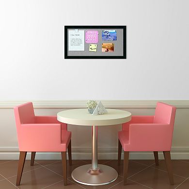 Amanti Art Mezzanotte Medium Magnetic Bulletin Board