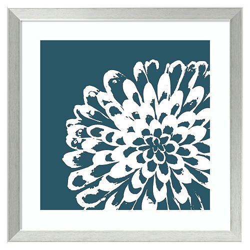 Amanti Art Graphic Flower Framed Wall Art