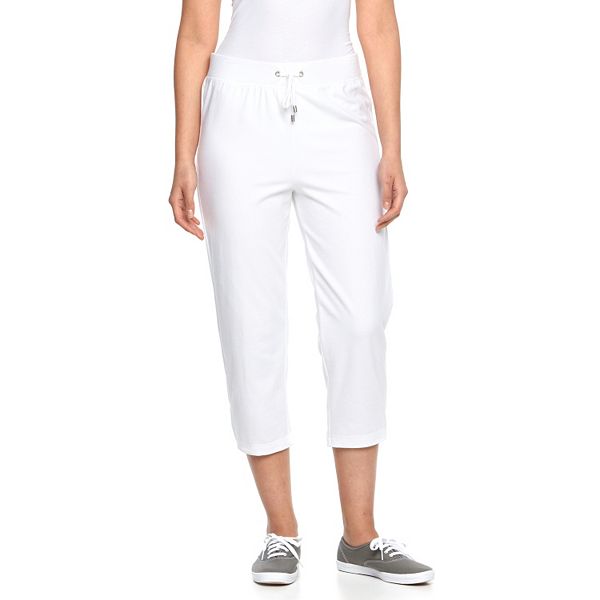 Women's Croft & Barrow® PullOn Knit Capris