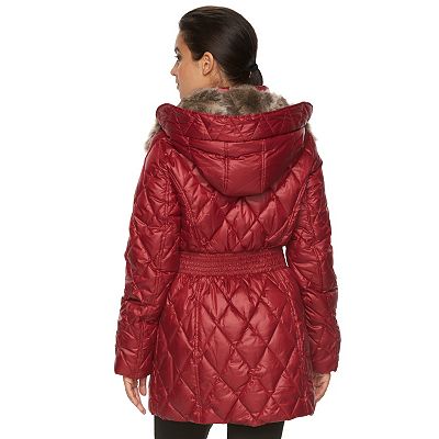 Apt 9 hooded puffer jacket clearance