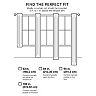 Spencer Home Decor 1-Panel Teardrop Window Curtain