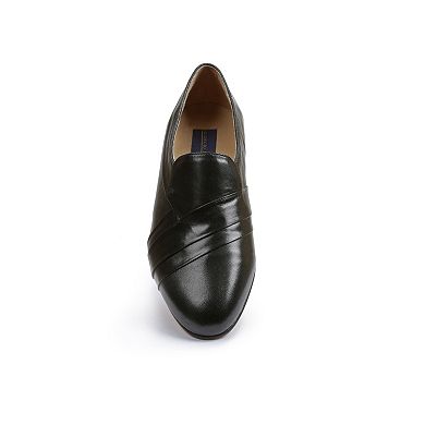 Giorgio Brutini Men's Pleated Leather Dress Shoes