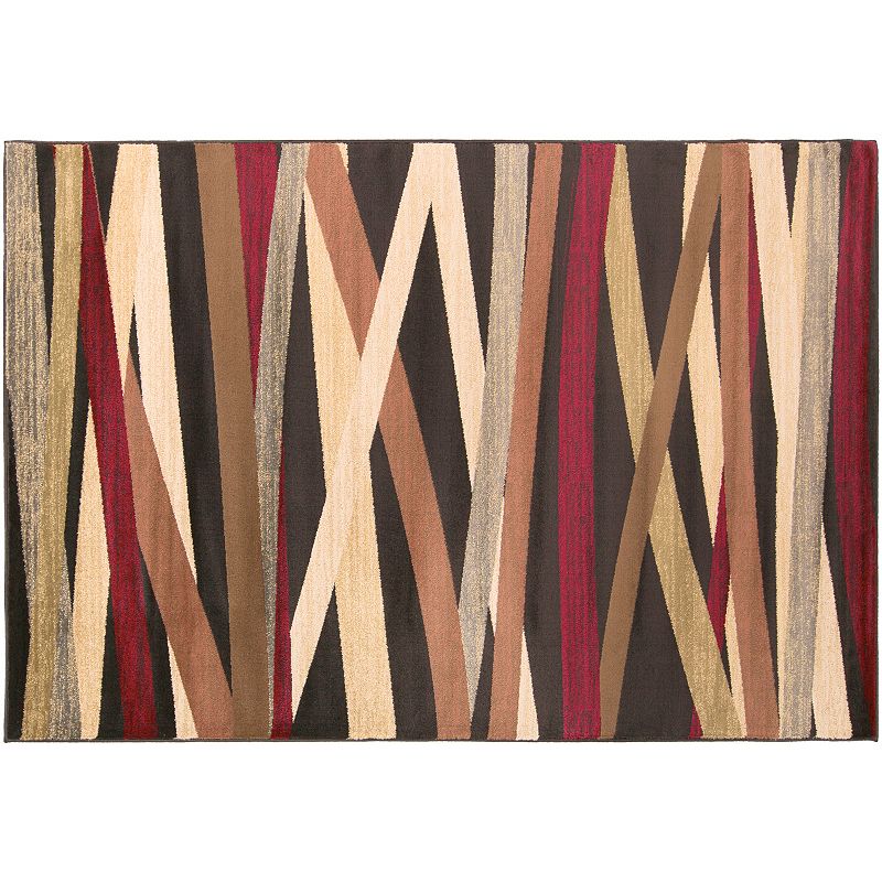 Decor 140 Sirene Modern Rug, Black, 5X7.5 Ft at RugsBySize.com