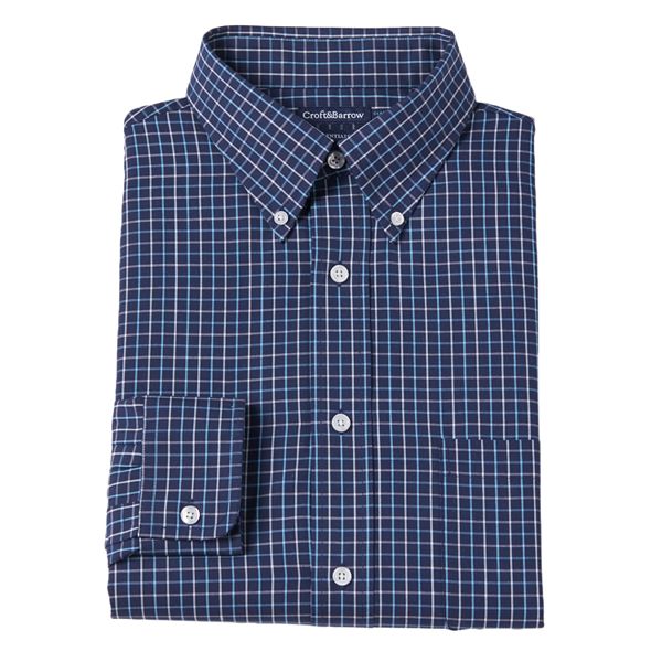 Men's® Croft & Barrow Regular-Fit Wrinkle-Resistant Easy Care Dress Shirt