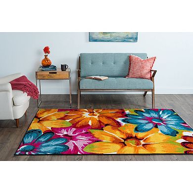 KHL Rugs Symphony Zinnia Floral Rug