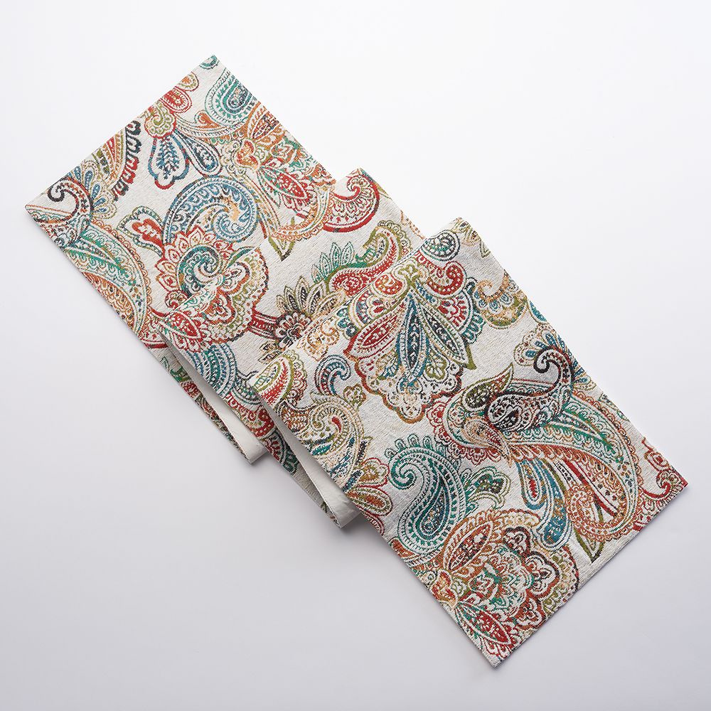 Food Network Monaco Paisley Table Runner 72