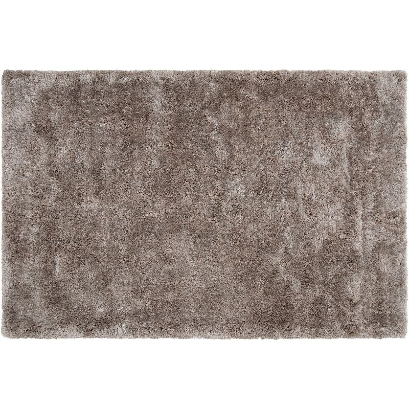 Decor 140 Villa Solid Shag Rug, Grey, 8X10 Ft