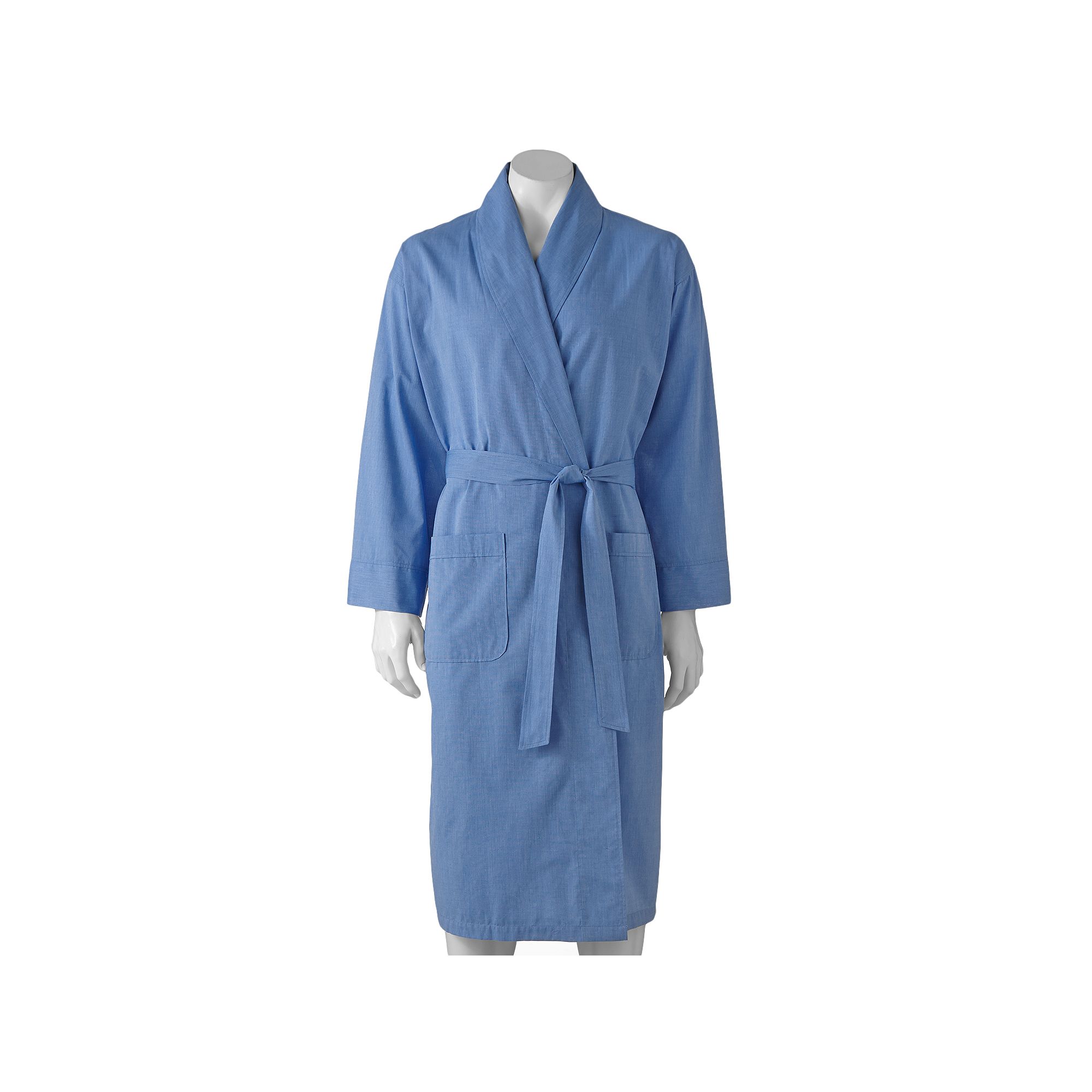 33674446 Big & Tall Hanes® Lightweight Woven Shawl Robe, M sku 33674446