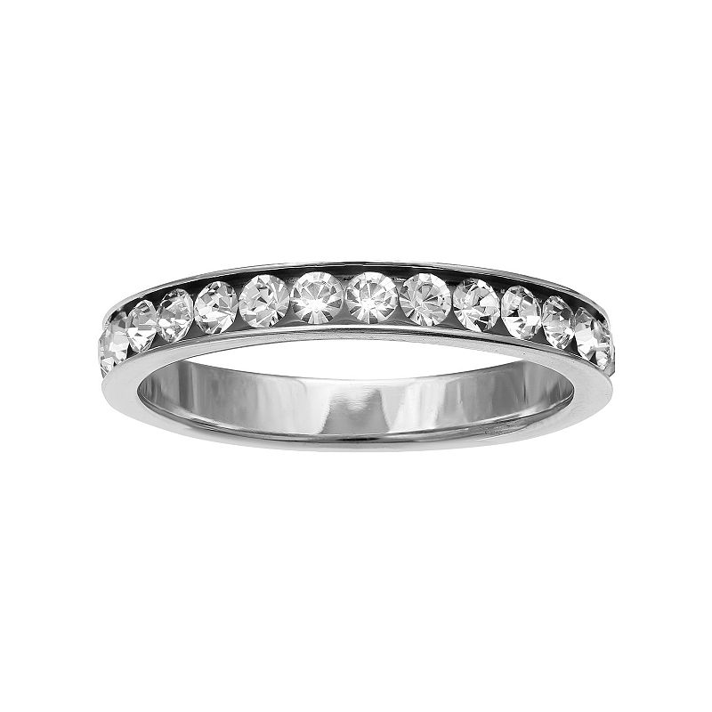 PRIMROSE Sterling Silver Cubic Zirconia Ring, Womens, Size: 9, White