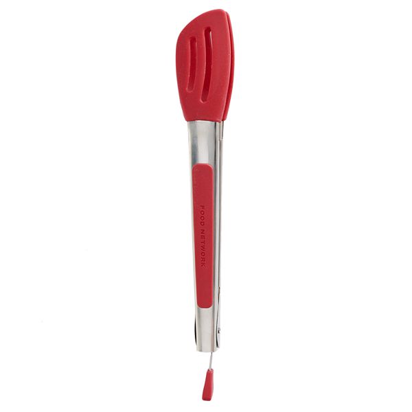 Food Network™ TUX Silicone-Tipped Tongs - Red