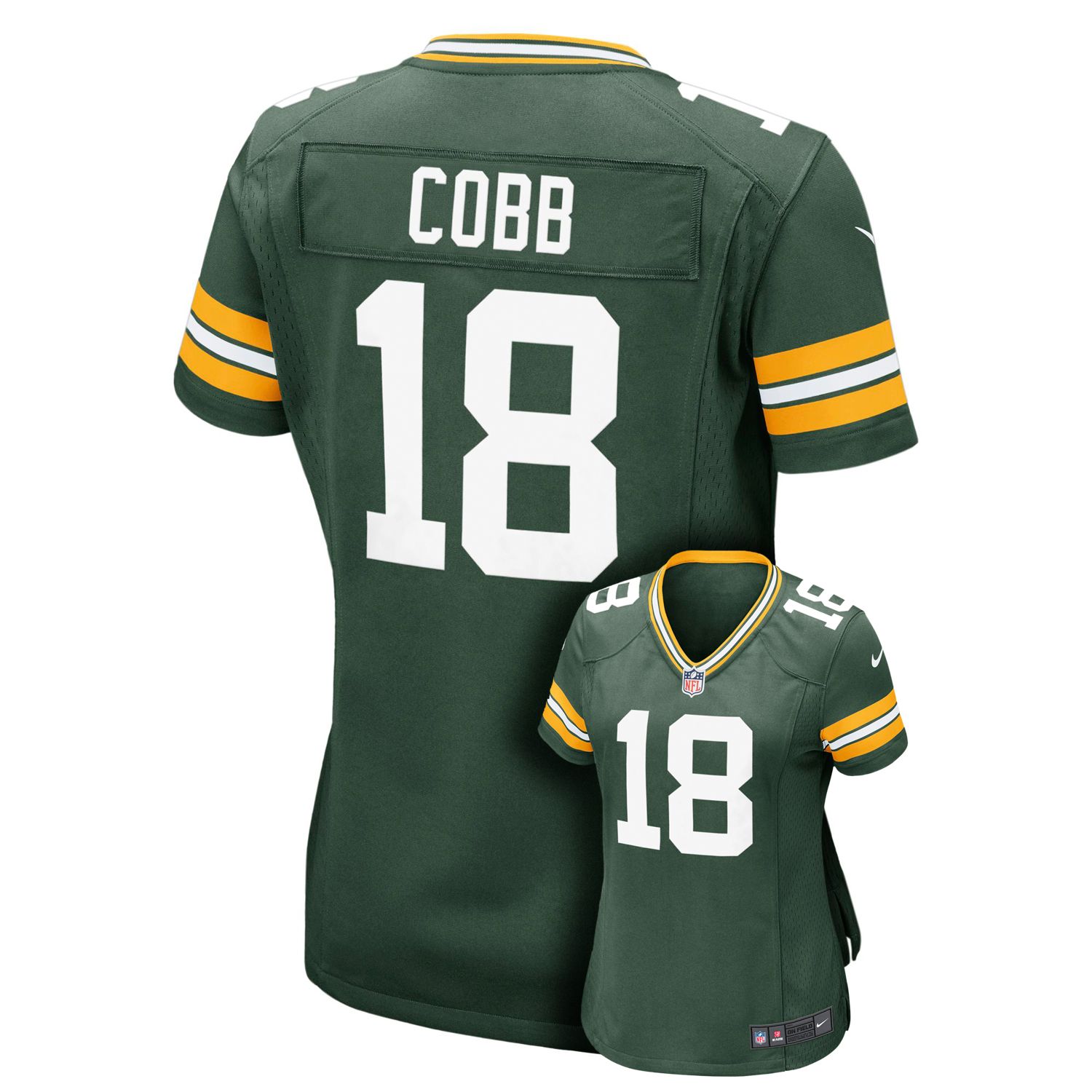 2018 Randall Cobb Game Worn & Signed Green Bay Packers Jersey -, Lot  #56595