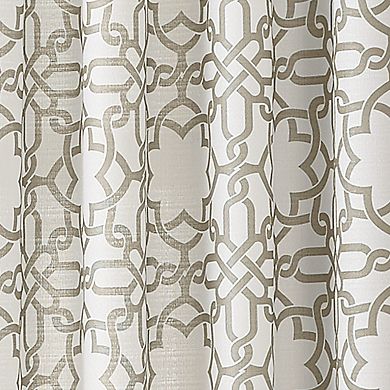 CHF 1-Panel Lotus Harmony Print Window Curtain