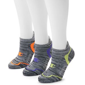 Women's Champion 3-pk. Marled Tabbed No Show Socks