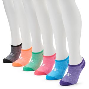 Women's Champion 6-pk. Rainbow No Show Socks