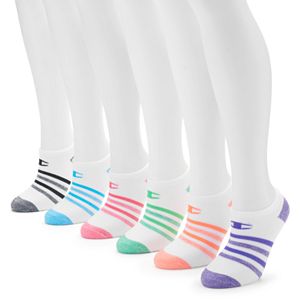Women's Champion 6-pk. Striped No Show Socks