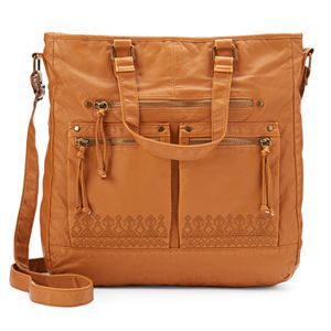 Mudd® Taymi Embroidered Convertible Tote